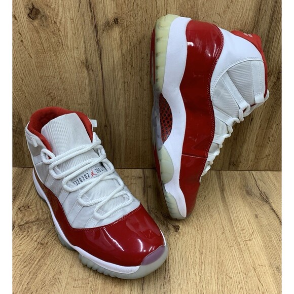 Nike Air Jordan 11 Retro Cherry 2022 White Varsity Red CT8012-116 Men\'s 11 main image 13
